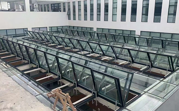 百安科技有限公司近期肃南排烟窗项目案例分享