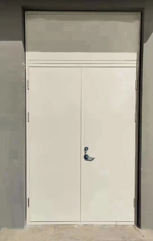 展览馆项目完成大跨度肃南防火门安装